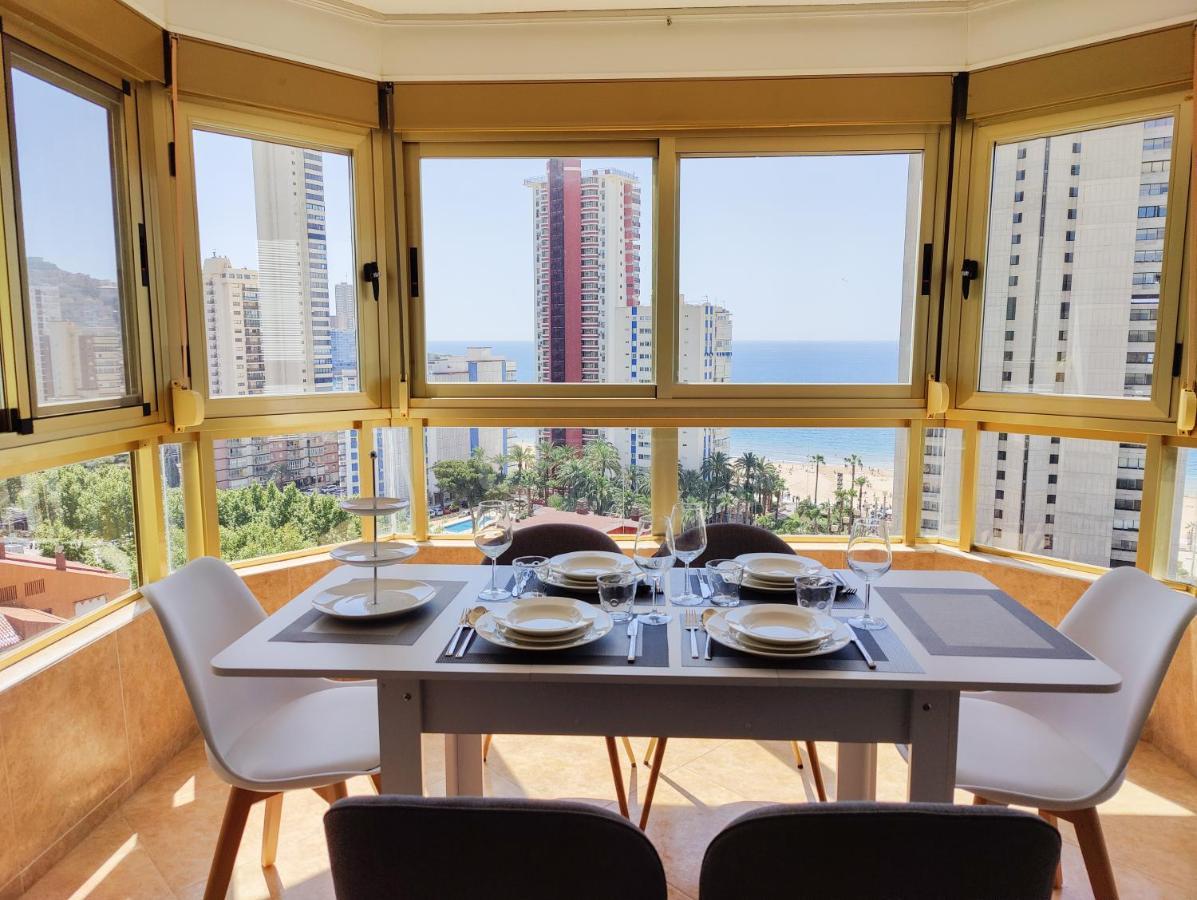 Gerona Sea View Apartments Benidorm Bagian luar foto